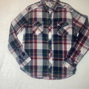 Pop Icon Clothing For Buckle New W/Tags Snap Down Plaid Shirt Size 2XL